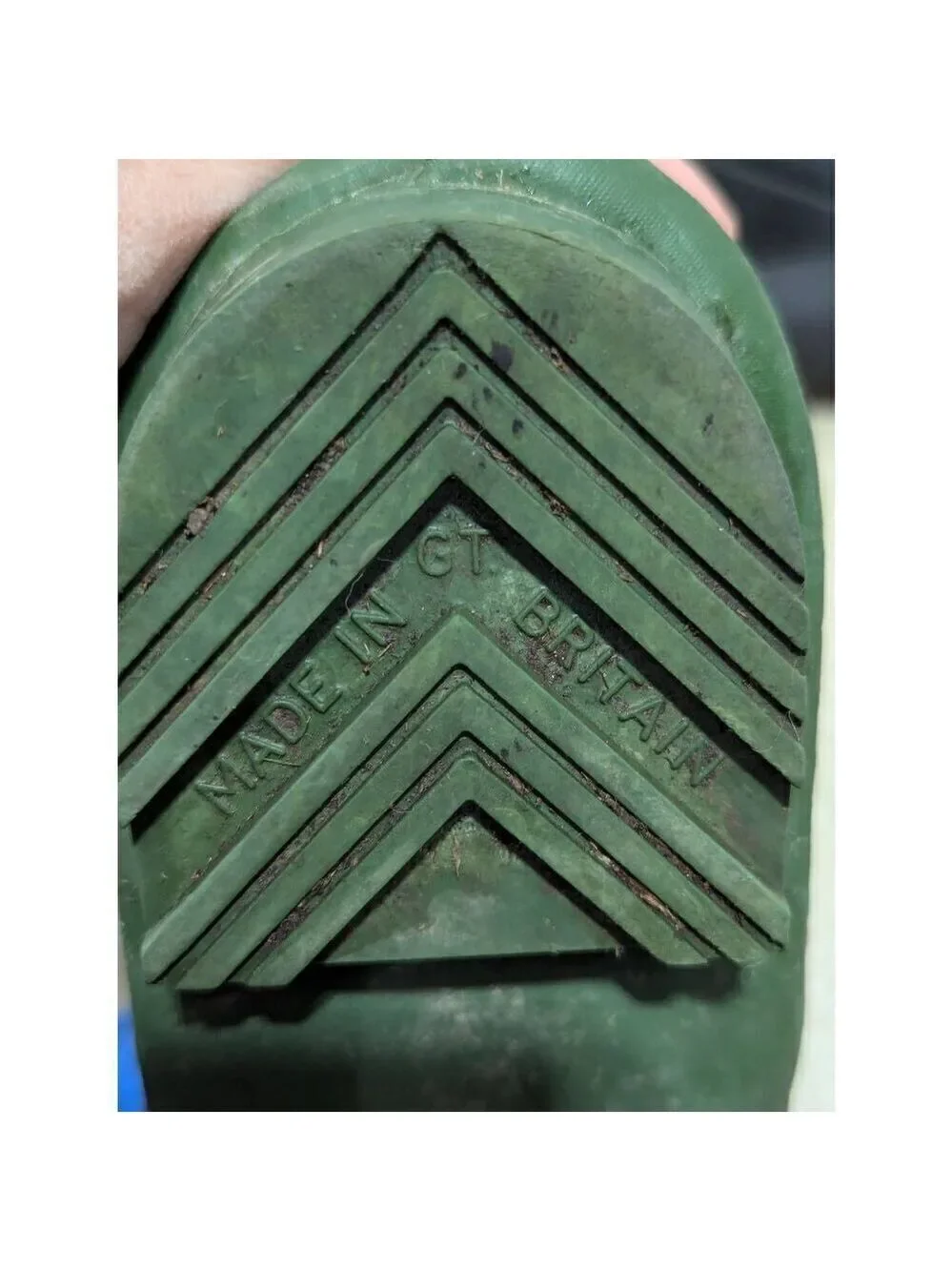 Hunter Uniroyal Vintage Unisex Rare Green Weathered Wellingtons Boots Size T5